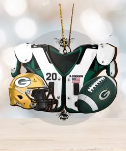 Green Bay Packers NFL Sport Ornament Custom Your Name And Number