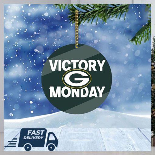 Green Bay Packers NFL Victory Monday Christmas Tree Decorations Xmas Ornament