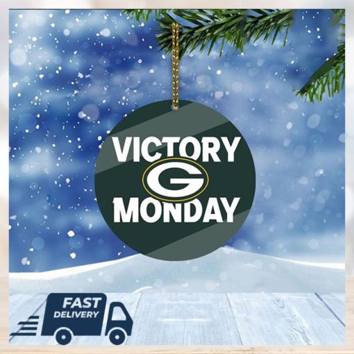 Green Bay Packers NFL Victory Monday Christmas Tree Decorations Xmas Ornament