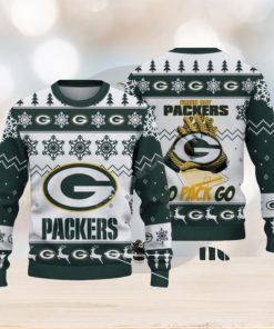 Green Bay Packers Nfl Big Logo White Color Ugly Christmas Sweaters