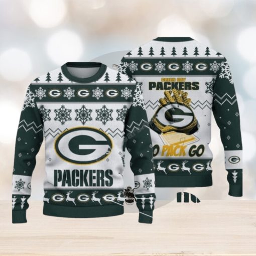 Green Bay Packers Nfl Big Logo White Color Ugly Christmas Sweaters