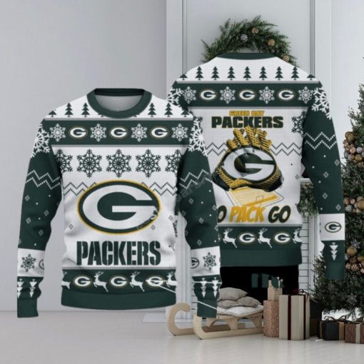 Green Bay Packers Nfl Big Logo White Color Ugly Christmas Sweaters