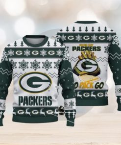 Green Bay Packers Nfl Big Logo White Color Ugly Christmas Sweaters