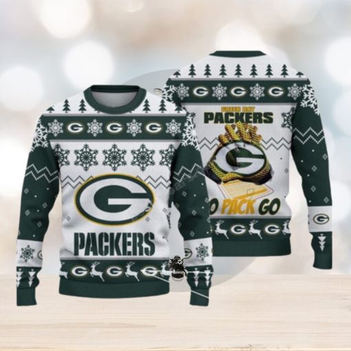 Green Bay Packers Nfl Big Logo White Color Ugly Christmas Sweaters