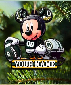 Green Bay Packers Ornaments, Mickey Christmas Decorations, Nfl Football Christmas