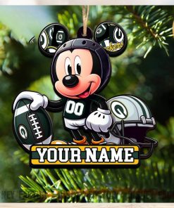 Green Bay Packers Ornaments, Mickey Christmas Decorations, Nfl Football Christmas