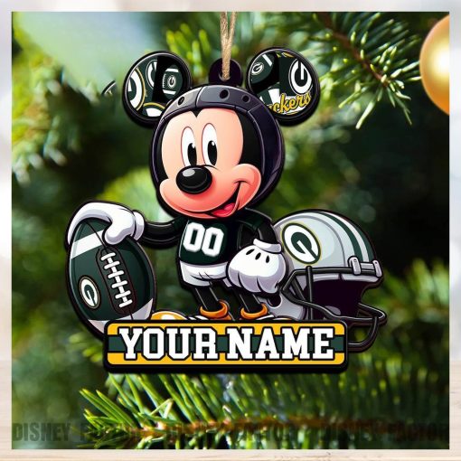 Green Bay Packers Ornaments, Mickey Christmas Decorations, Nfl Football Christmas