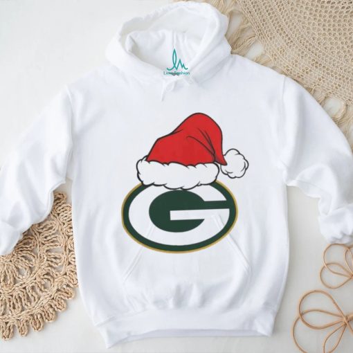 Green Bay Packers Santa Logo Christmas Holiday 2023 T shirt