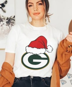 Green Bay Packers Santa Logo Christmas Holiday 2023 T shirt