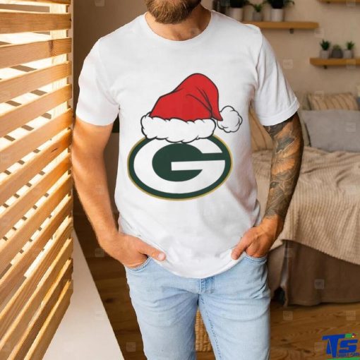 Green Bay Packers Santa Logo Christmas Holiday 2023 T shirt