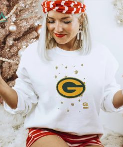 Green Bay Packers Sparkle Christmas Graphic T Shirt