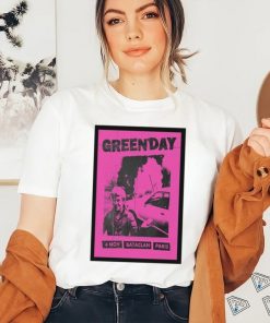 Green Day Le Bataclan Tour 2023 Poster Shirt
