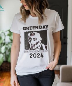 Green Day The Saviors 2024 Tour White Unisex T Shirt, hoodie, sweater, long sleeve and tank top Green Day The Saviors 2024 Tour White Unisex T Shirt