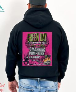 Green Day The Saviors Tour With The Smashing Pumpkins And More At Petco Park September 28th 2024 Unisex T Shirt