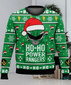 Green Ranger Ho Ho Power Rangers Xmas 3D Sweater Cute Christmas Gift For Men And Women