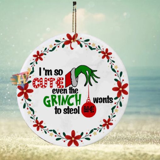 Grinch Ball Holder Decor, Funny The Grinch Ornament 2023