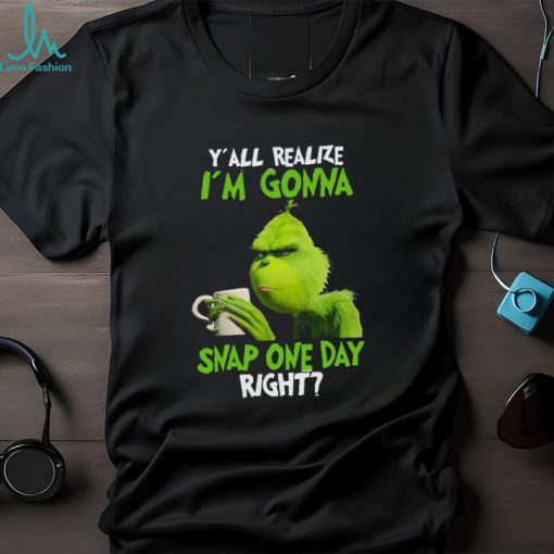Grinch Cartoon Christmas Modern Style Tshirt O neck Cute T Shirts