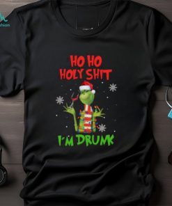 Grinch Christmas Ho Ho Holy Shit I’m Drunk T Shirt
