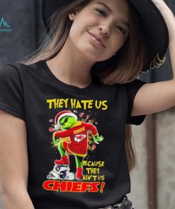 Grinch Christmas They Hate Us Because They Ain’t Us Kansas City Chiefs Stomp NFL Team Shirt