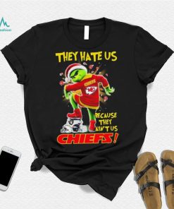 Grinch Christmas They Hate Us Because They Ain’t Us Kansas City Chiefs Stomp NFL Team Shirt