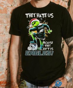 Grinch Christmas They Hate Us Because They Ain’t Us Philadelphia Eagles Stomp Dallas Cowboys Shirt