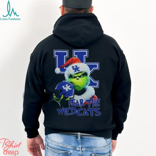 Grinch Fear The Christmas Kentucky Wildcats Football Grinchmas T Shirt
