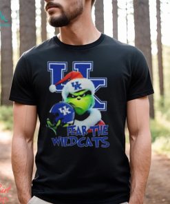 Grinch Fear The Christmas Kentucky Wildcats Football Grinchmas T Shirt