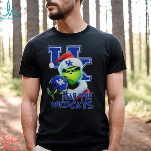 Grinch Fear The Christmas Kentucky Wildcats Football Grinchmas T Shirt