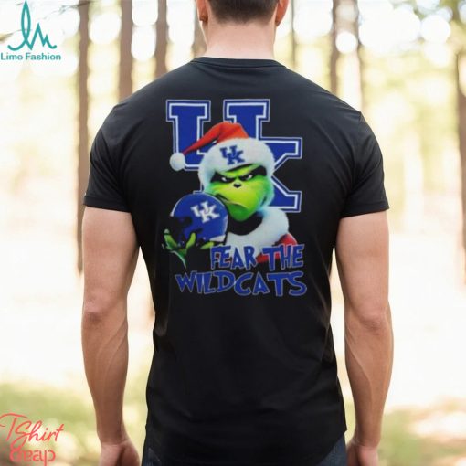 Grinch Fear The Christmas Kentucky Wildcats Football Grinchmas T Shirt