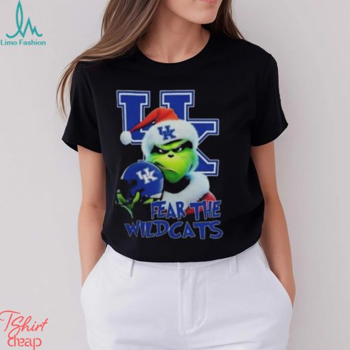 Grinch Fear The Christmas Kentucky Wildcats Football Grinchmas T Shirt
