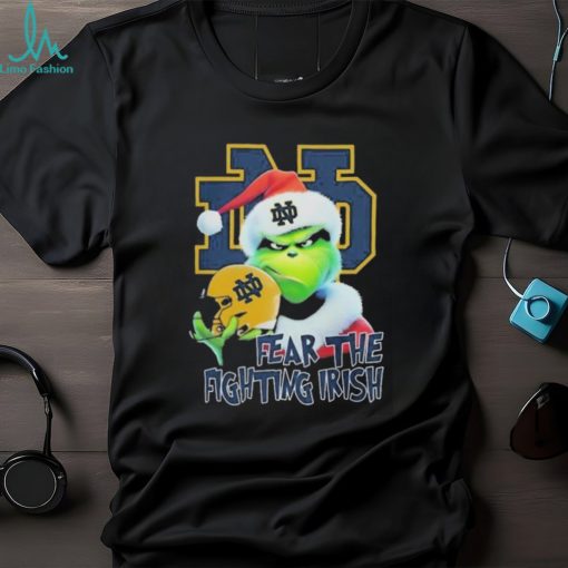 Grinch Fear The Christmas Notre Dame Fighting Irish Shirt