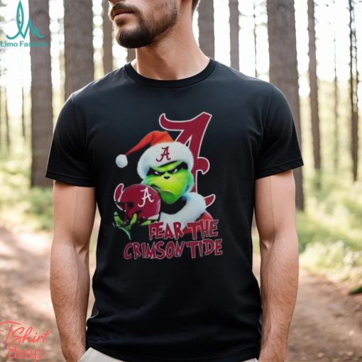 Grinch Fear The Crimson Tide Football Grinchmas T Shirt
