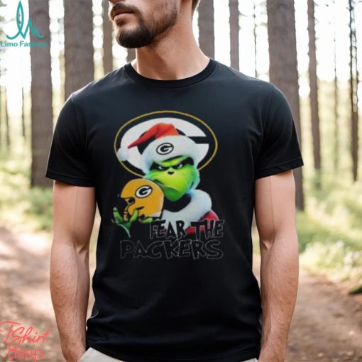 Grinch Fear The Green Bay Packers Football Grinchmas T Shirt
