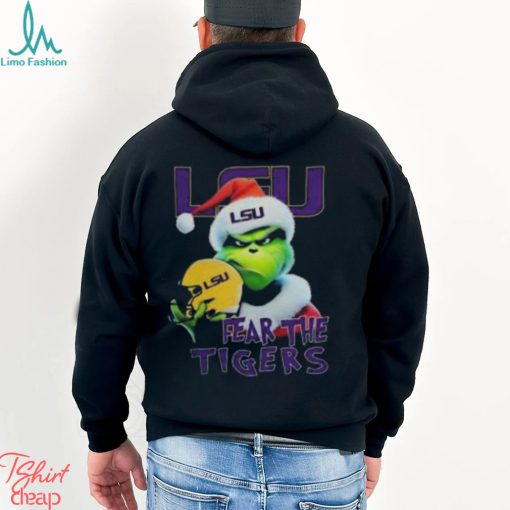 Grinch Fear The LSU Tigers Football Grinchmas T Shirt
