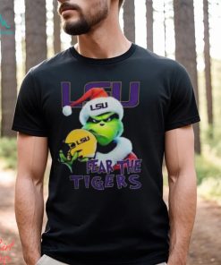 Grinch Fear The LSU Tigers Football Grinchmas T Shirt