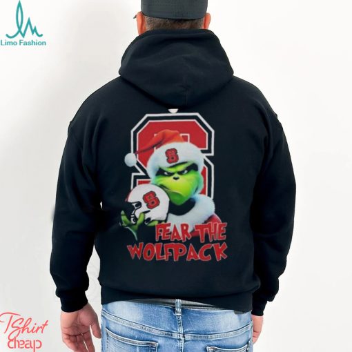 Grinch Fear The NC State Wolfpack Football Grinchmas T Shirt