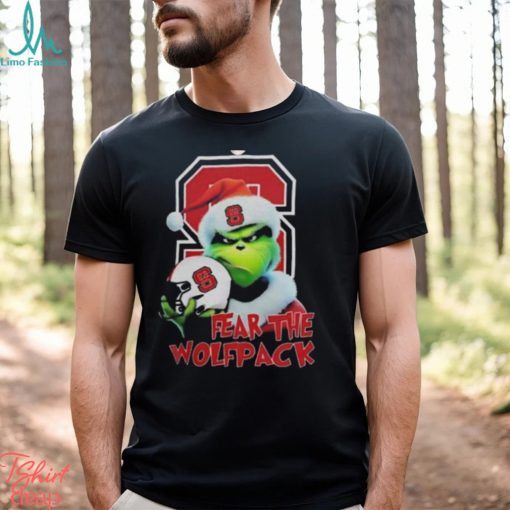 Grinch Fear The NC State Wolfpack Football Grinchmas T Shirt