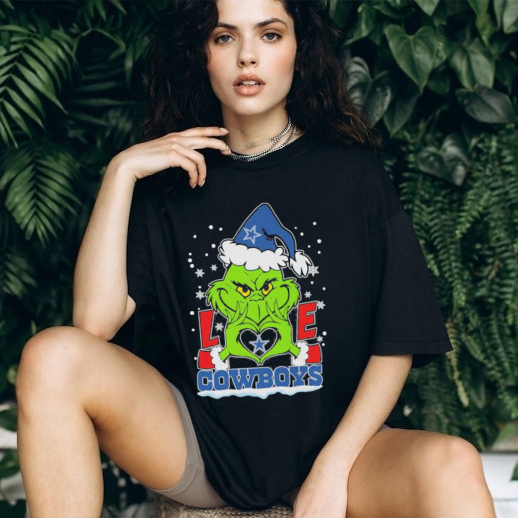 Grinch Hand Love Dallas Cowboys Football Christmas shirt Grinch Hand Love Dallas Cowboys Football Christmas shirt