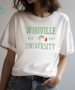 Grinch Hand Whoville University EST 1957 Shirt
