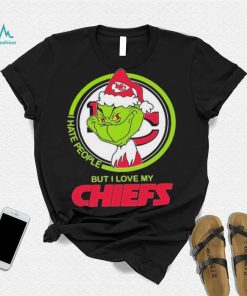 Grinch I Hate People But I Love My Kansas City Chiefs Shirt