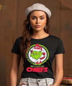 Grinch I Hate People But I Love My Kansas City Chiefs Shirt