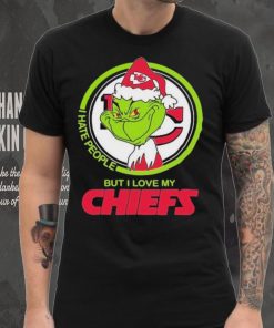 Grinch I Hate People But I Love My Kansas City Chiefs Shirt