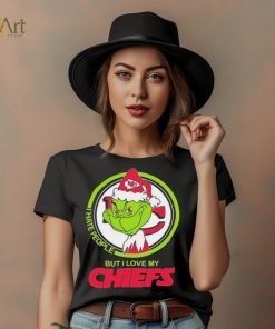 Grinch I Hate People But I Love My Kansas City Chiefs Shirt
