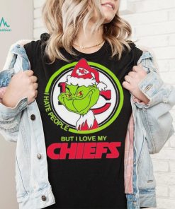 Grinch I Hate People But I Love My Kansas City Chiefs Shirt