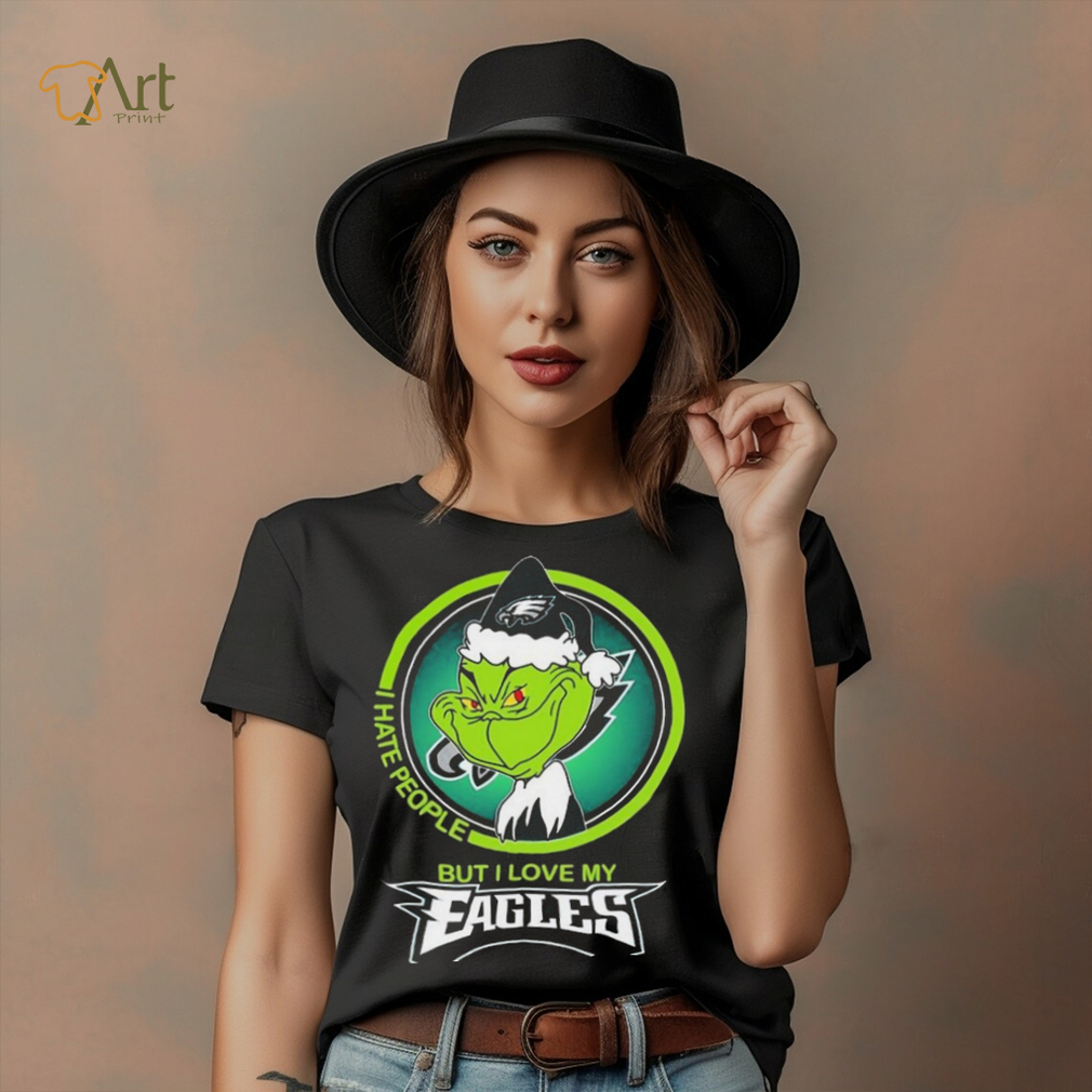 Grinch I Hate People But I Love My Philadelphia Eagles Shirt Grinch I Hate People But I Love My Philadelphia Eagles Shirt