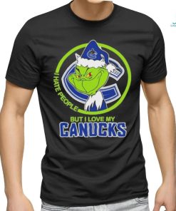 Grinch I Hate People But I Love My Vancouver Canucks T Shirt