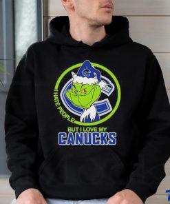 Grinch I Hate People But I Love My Vancouver Canucks T Shirt