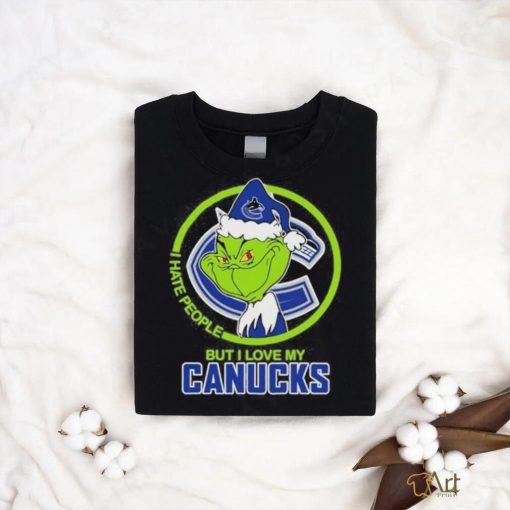 Grinch I Hate People But I Love My Vancouver Canucks T Shirt