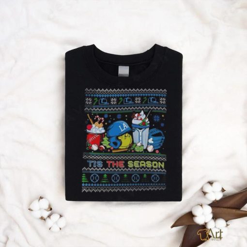 Grinch Los Angeles Dodgers Tis The Season Ugly Christmas 2023 Shirt