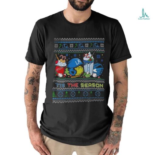 Grinch Los Angeles Dodgers Tis The Season Ugly Christmas 2023 Shirt